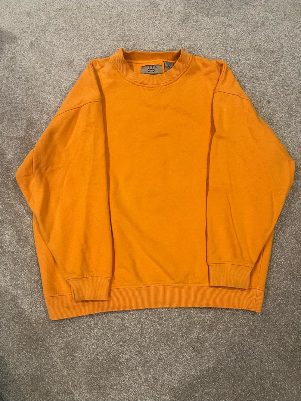 Vibrant Orange Crewneck Sweatshirt